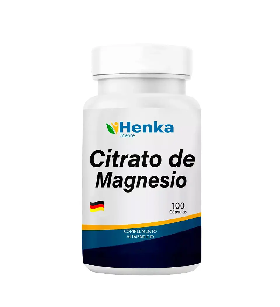 CITRATO DE MAGNESIO DE ALTA PUREZA PROCEDENCIA ALEMANA 100 CÁPSULAS COMPLEMENTO ALIMENTICIO 1