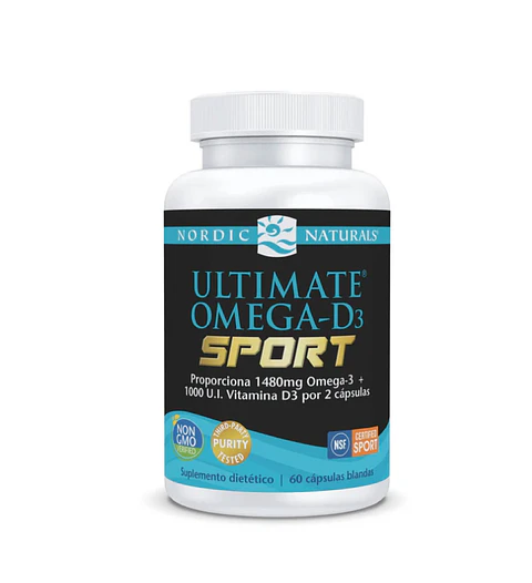 Ultimate Omega-D3 Sport 60 cápsulas- NORDIC NATURALS