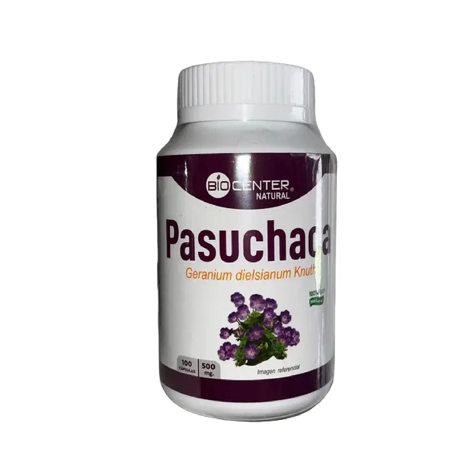 Pasuchaca Cont. 100 Cápsulas - Biocenter 1