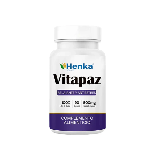 VITAPAZ RELAJANTE ANTIESTRÉS – HENKA 90 CÁPSULAS