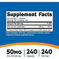 ZINC NUTRICOST PICOLINATE 50 MG PICOLINATO SISTEMA INMUNE 240 CAPSULAS - Miniatura 2