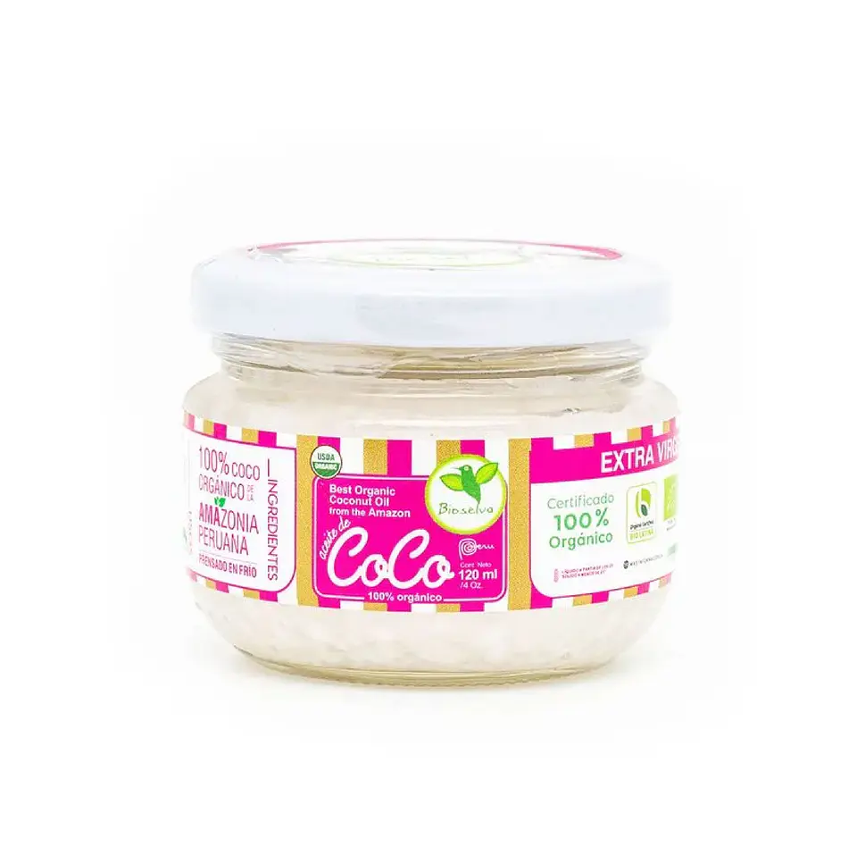 ACEITE DE COCO ORGÁNICO BIOSELVA 120ML 1
