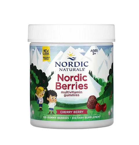Nordic Naturals Cereza, 120 gomitas de bayas