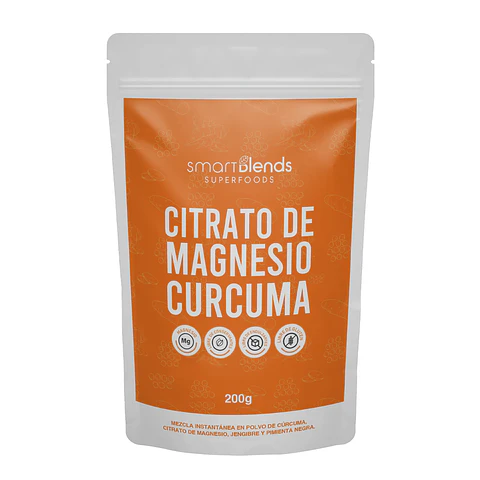 CITRATO DE MAGNESIO CON CURCUMA SMART BLENDS 200G