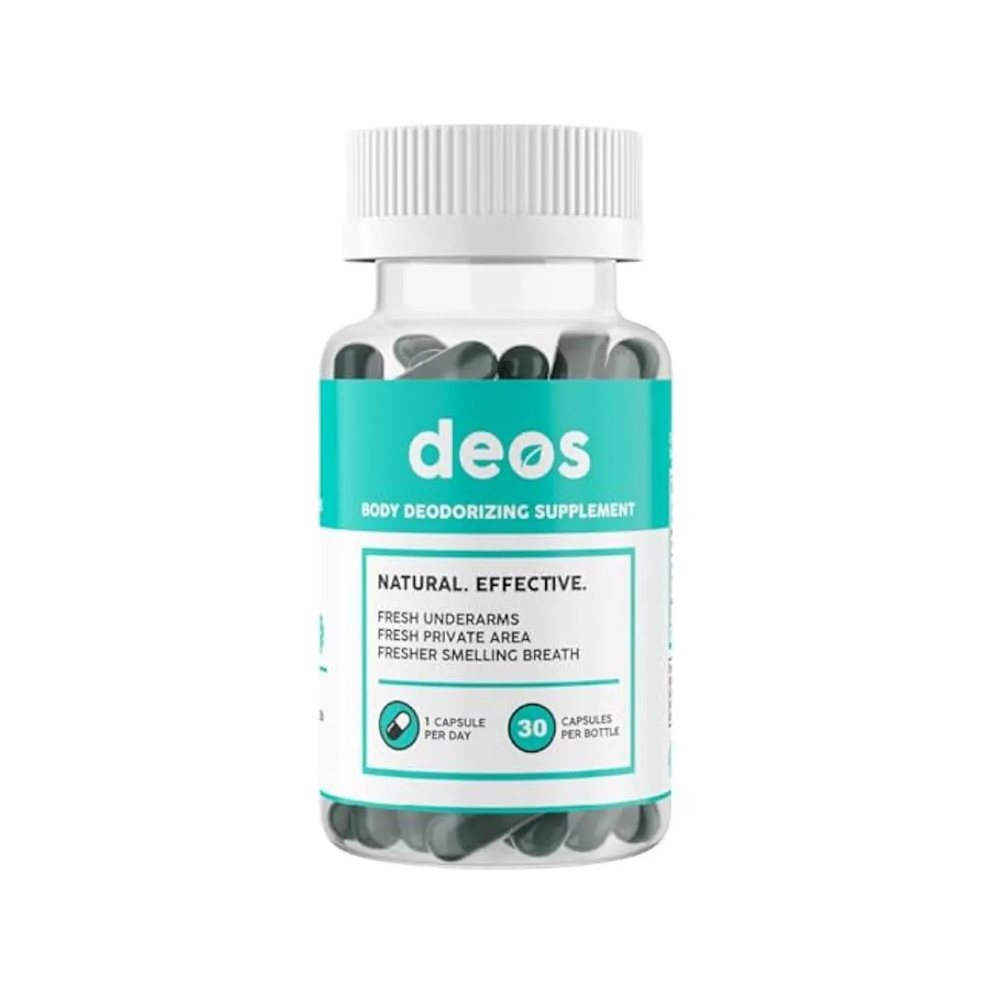 DEOS Suplemento desodorante interno 30 cápsulas 1