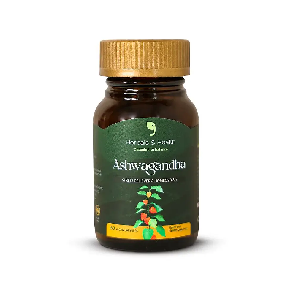 Ashwagandha Herbals y Health Capsula Vegana x60und 1