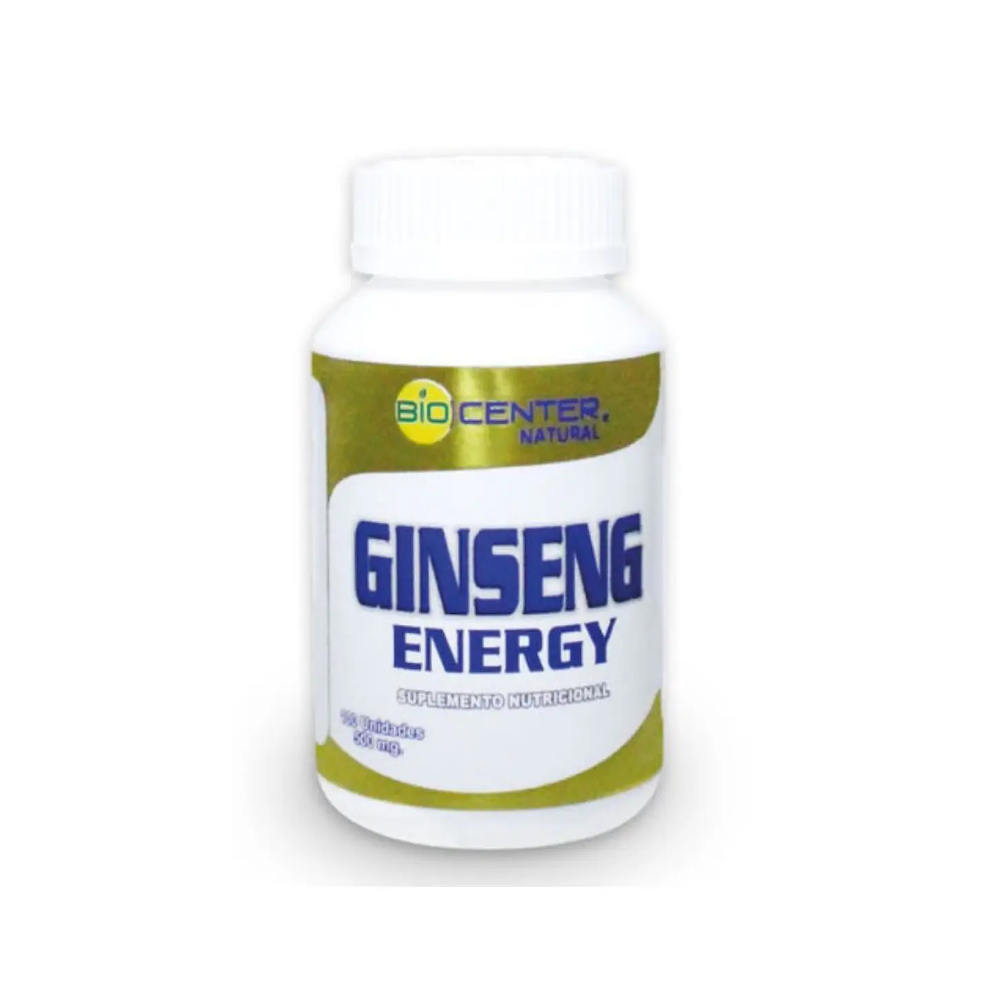 Ginseng en Cápsulas 500 mg x 100 u - BioCenter Natural 1