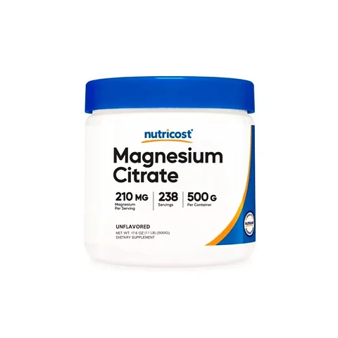 Citrato De Magnesio 500 gr - nutricost
