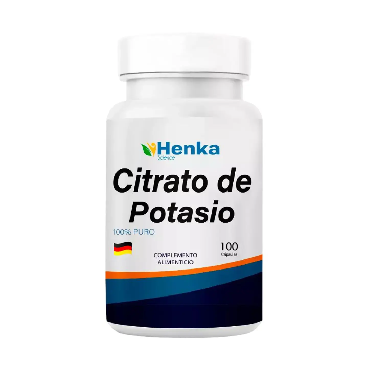 CITRATO DE POTASIO PROCEDENCIA ALEMANA EN CÁPSULA 100% PURO 100 UNIDADES - Henka 1