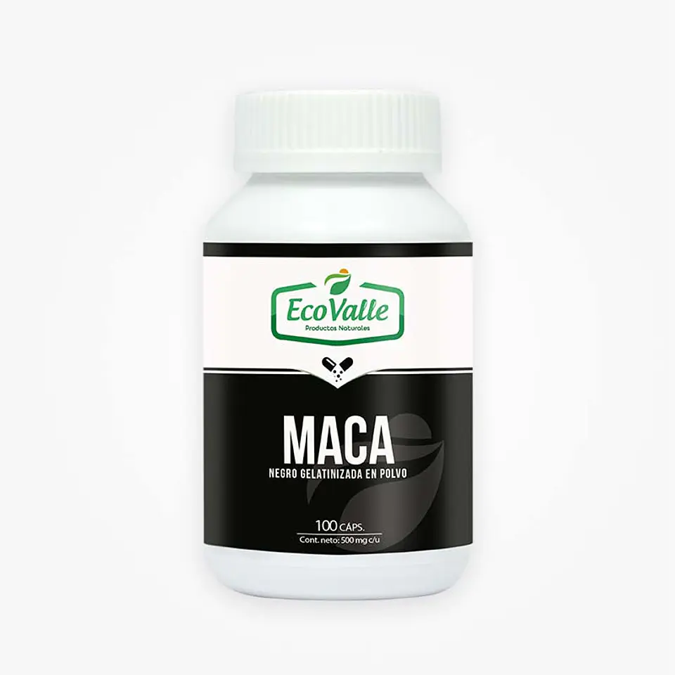 Maca negra Gelatinizada Cápsulas x 500mg – 100caps 1