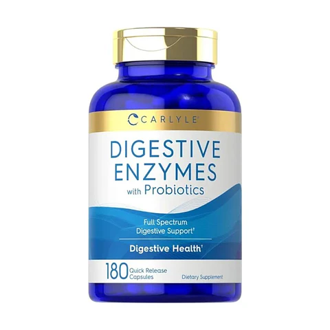 Enzimas Digestivas Con Probióticos Carlyle 180 Capsulas