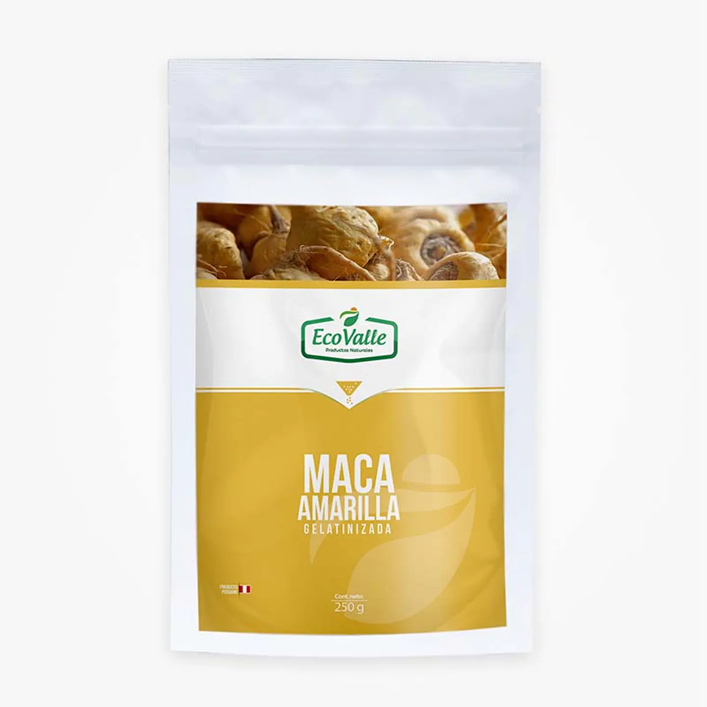 Maca amarilla gelatinizada en polvo bolsa x 250g 1