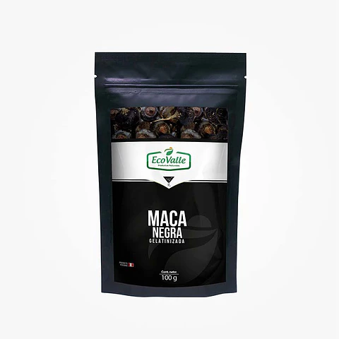 Maca negra gelatinizada en polvo bolsa x 100g