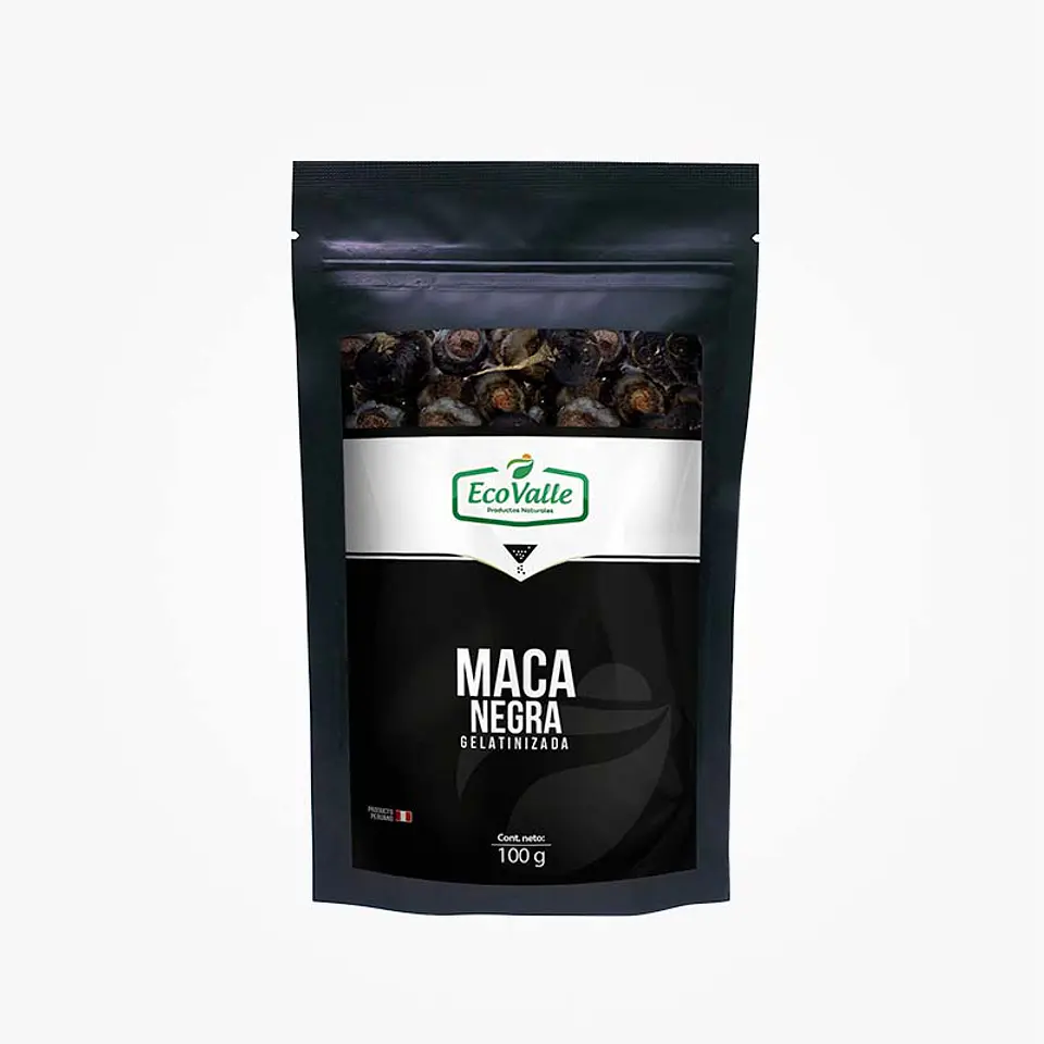 Maca negra gelatinizada en polvo bolsa x 100g 1