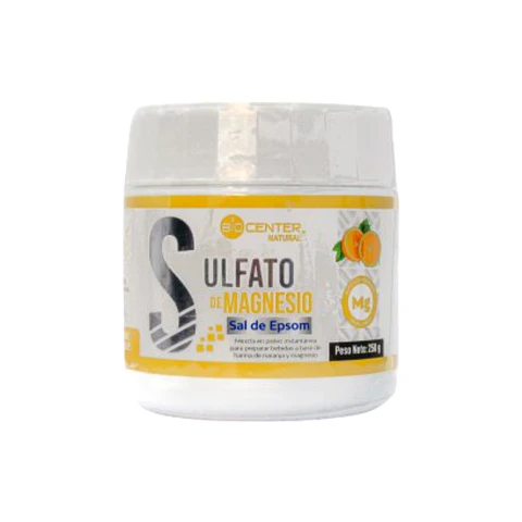 SULFATO DE MAGNESIO (SAL DE EPSOM) BIOCENTER 250GR