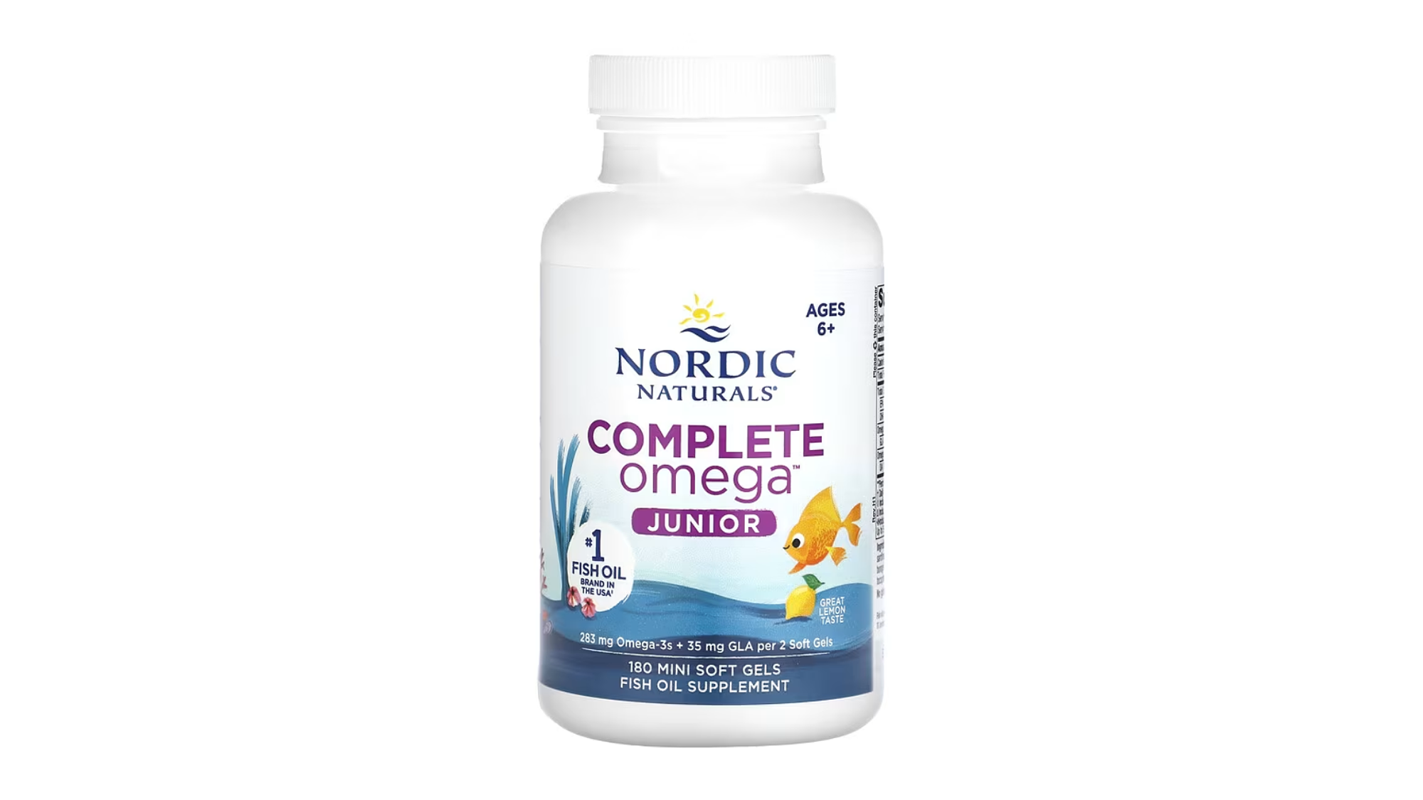 Complete Omega Junior. Limón, 180 minicápsulas blandas 1