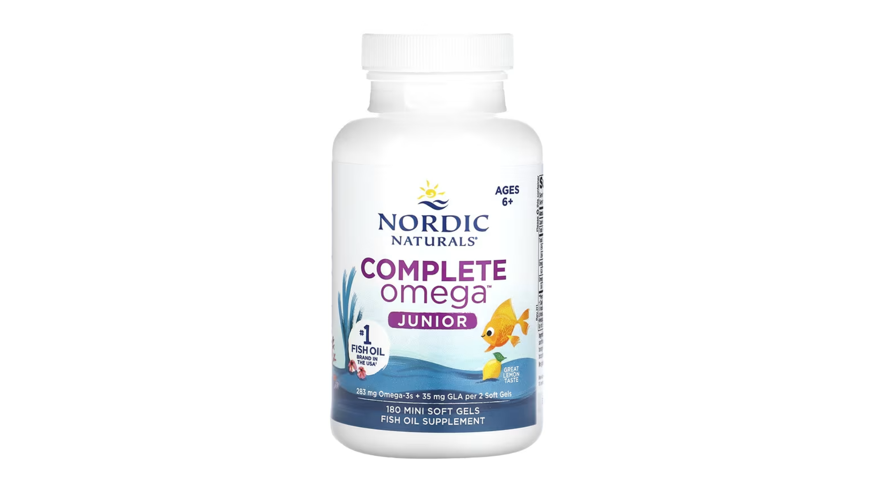 Complete Omega Junior. Limón, 180 minicápsulas blandas 1