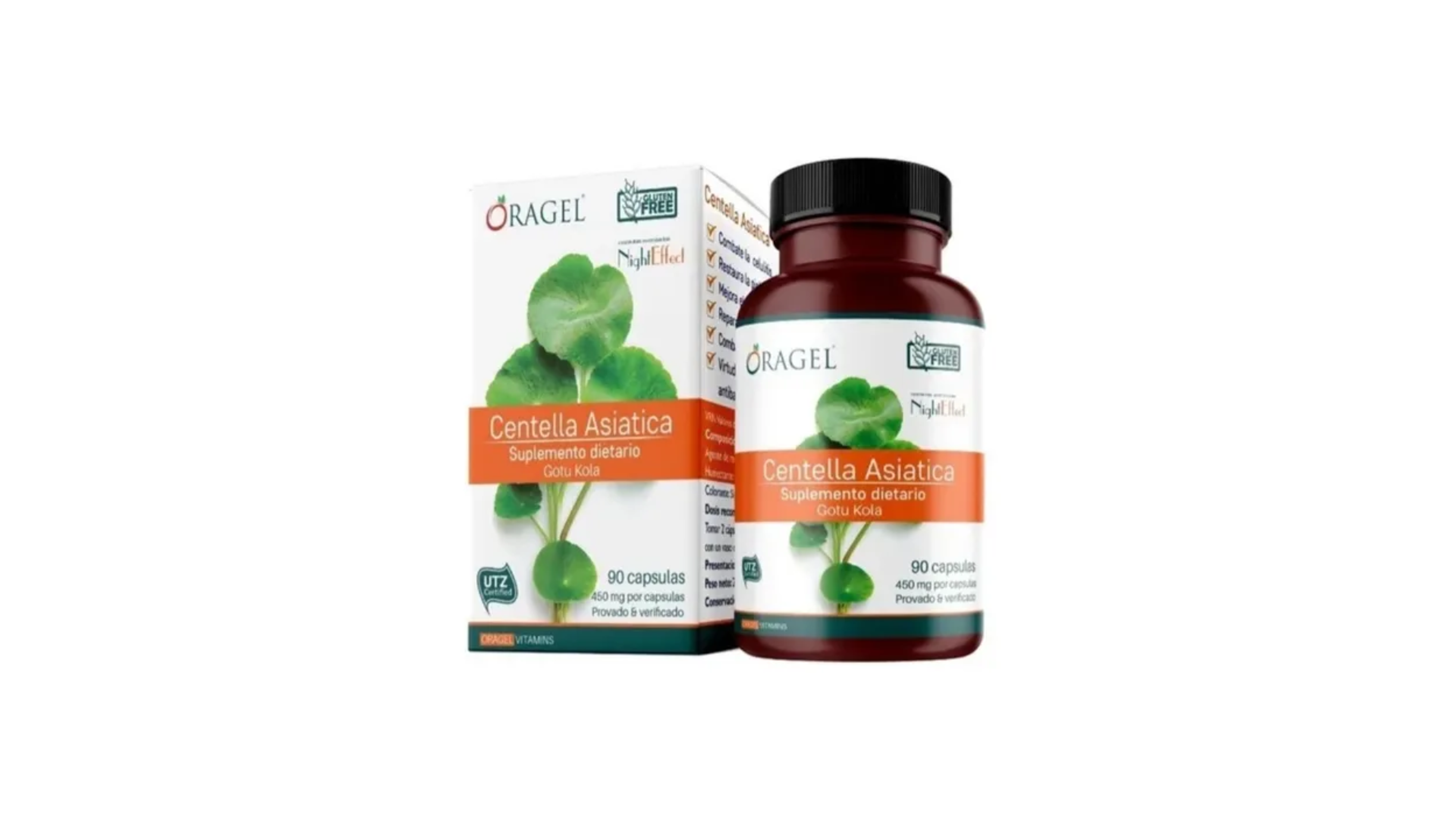 Centella Asiática (Gotu Kola) 450 mg 90 cápsulas – Oragel 1