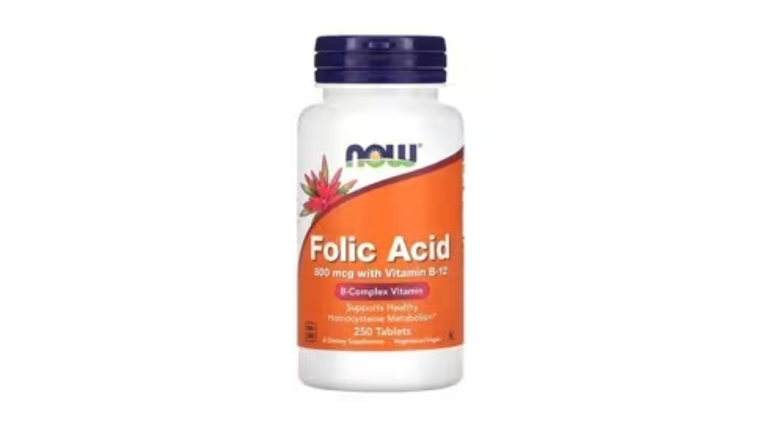 Ácido fólico, 800 mcg, 250 comprimidos 1