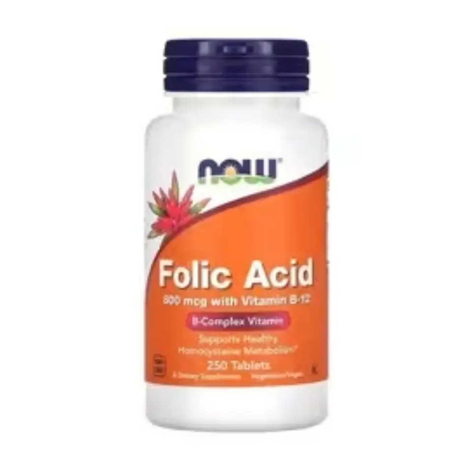 Ácido fólico, 800 mcg, 250 comprimidos 1