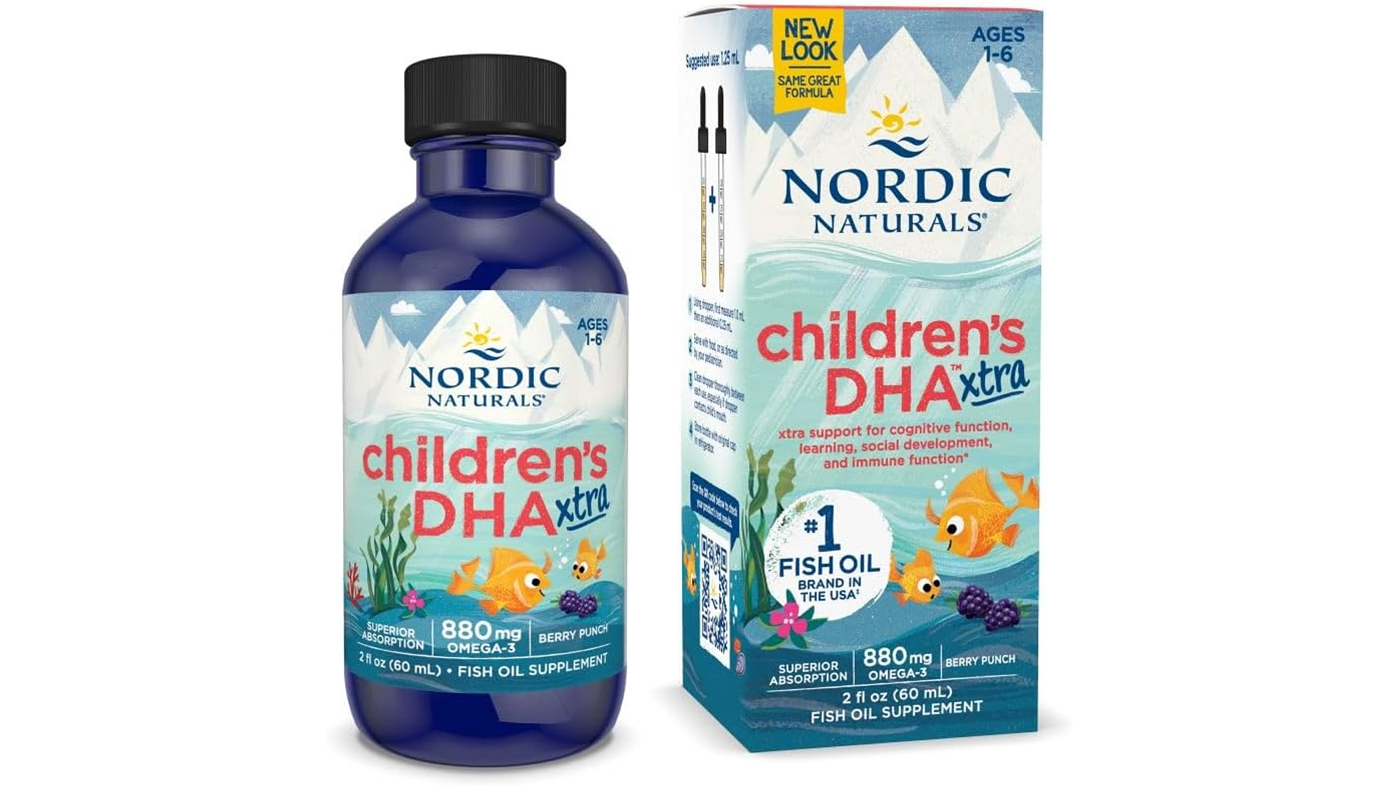 Children’s DHA Xtra 60 ml -NORDIC NATURALS 1