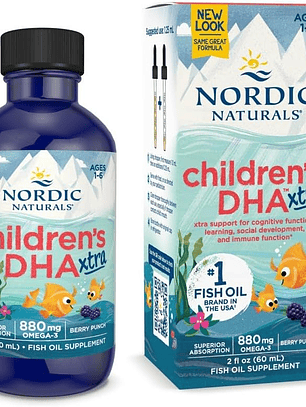 Children’s DHA Xtra 60 ml -NORDIC NATURALS