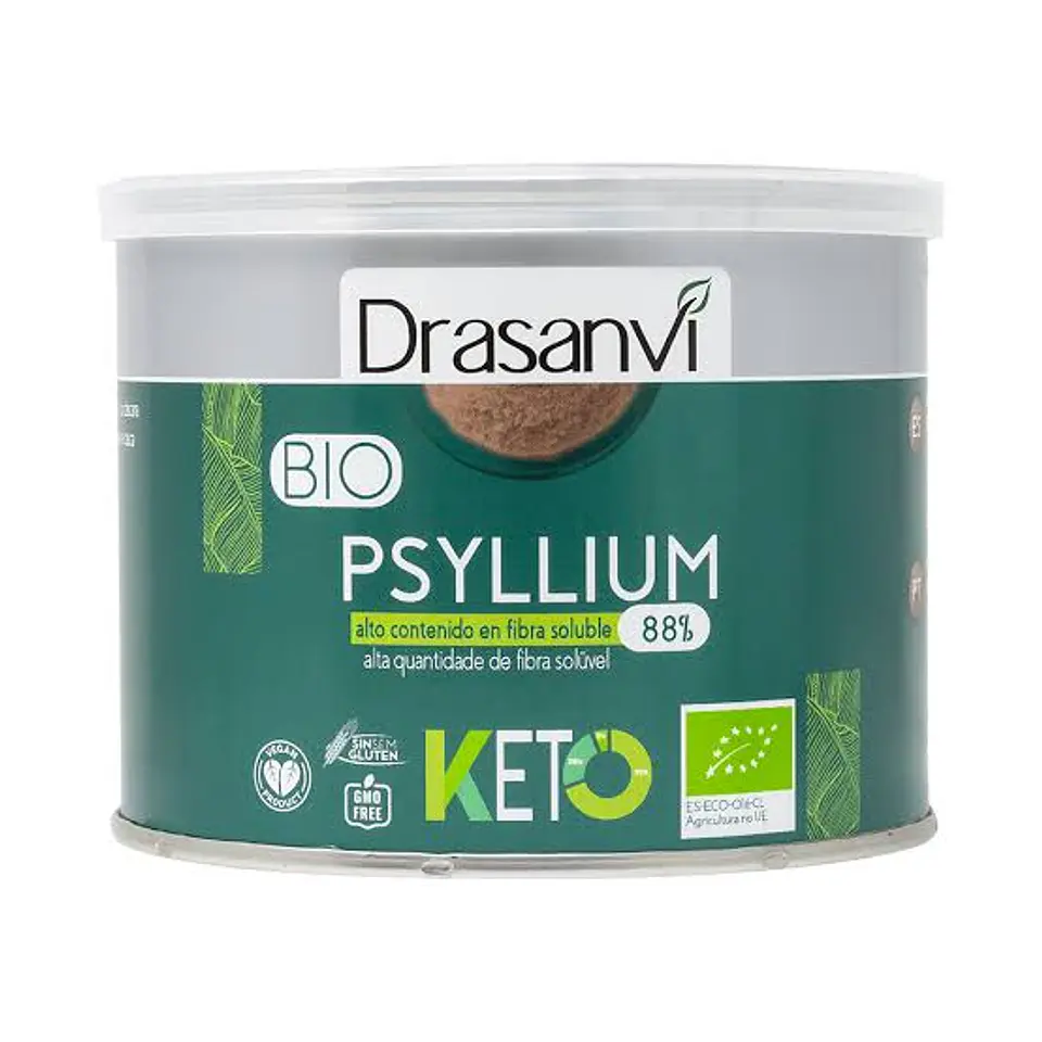 Psyllium Bio 200 g Keto Drasanvi 1