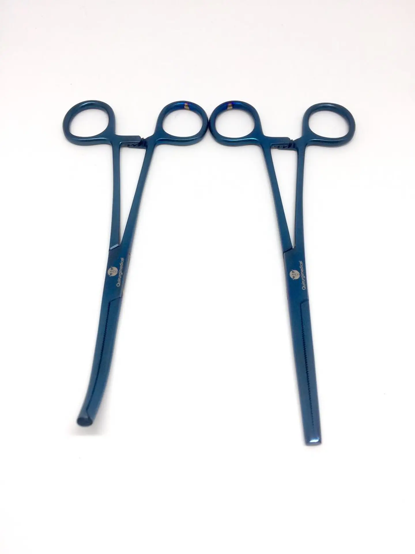 PINZA HEMOSTATICA KOCHER DE 18CM AZUL 2