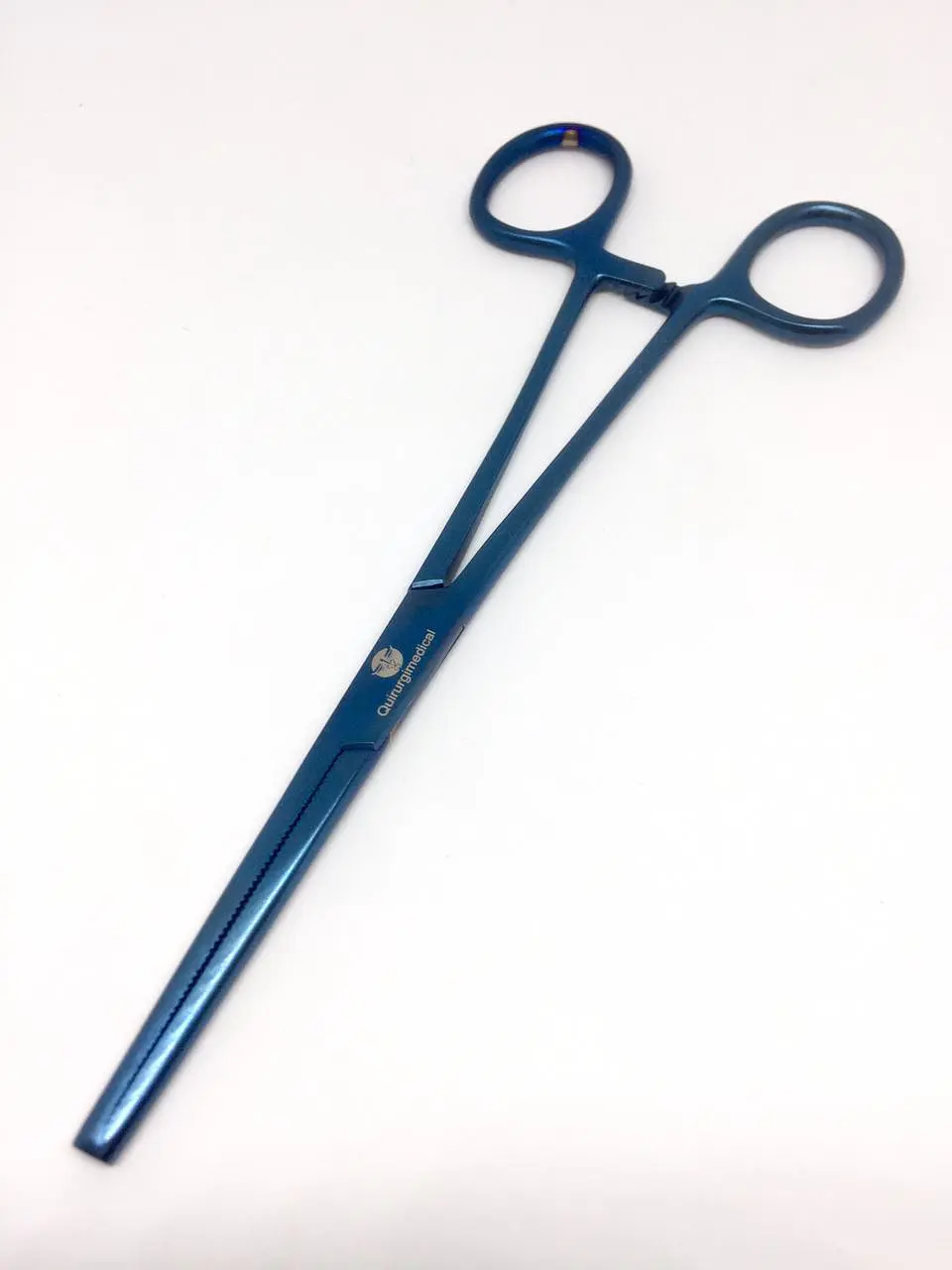 PINZA HEMOSTATICA KOCHER DE 18CM AZUL 3