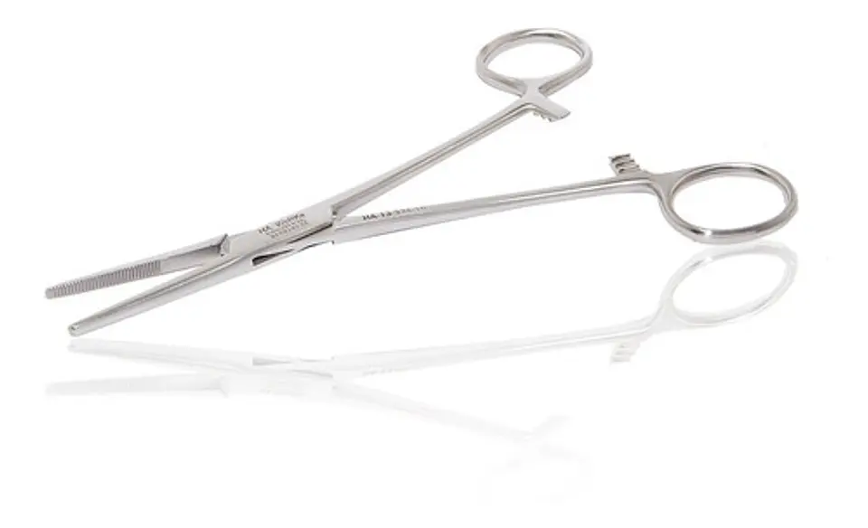 PINZA HEMOSTATICA KELLY DE 14CM  2