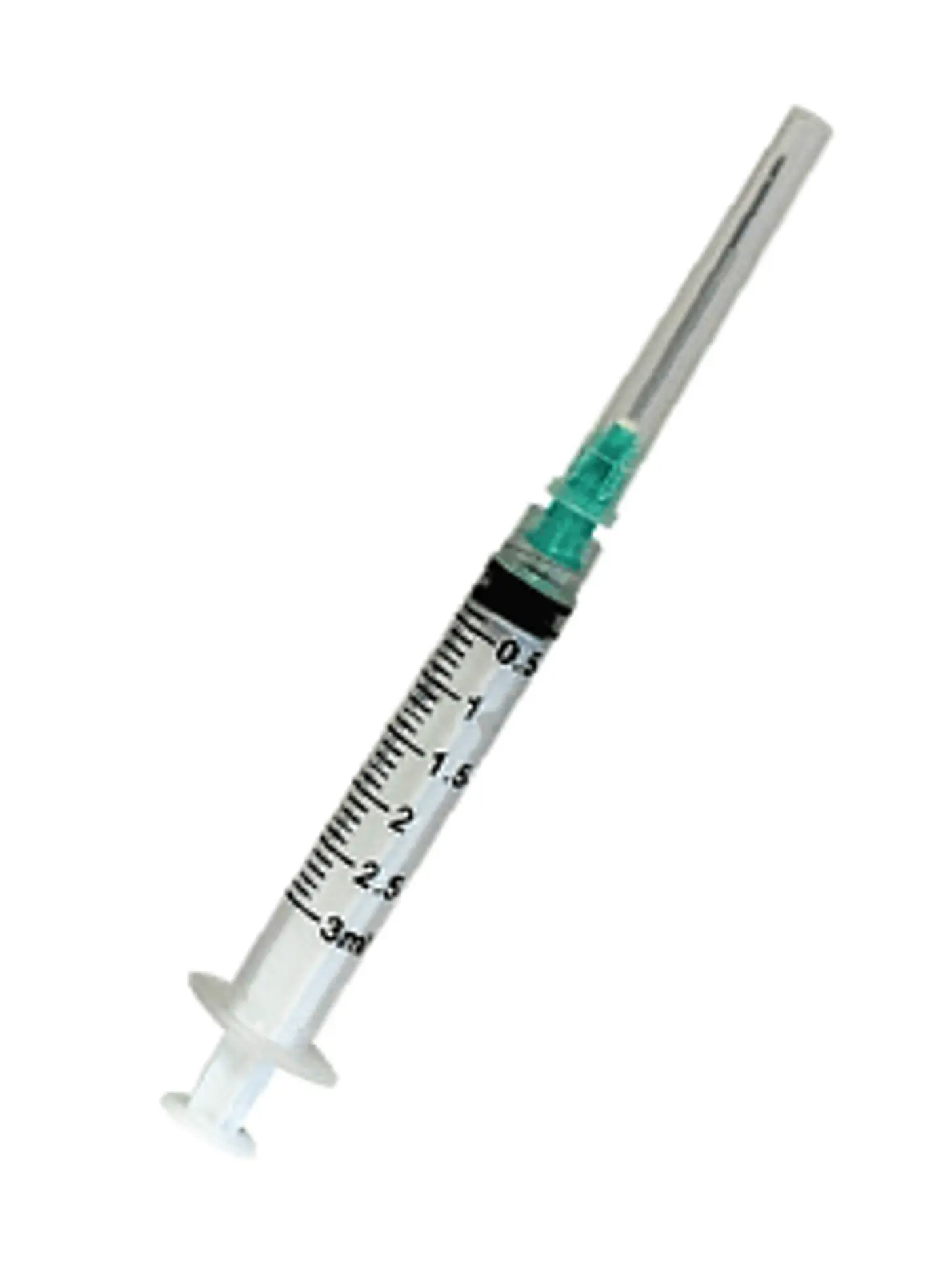Caja Jeringa de 3ml con aguja 21G x 1  1/2 2
