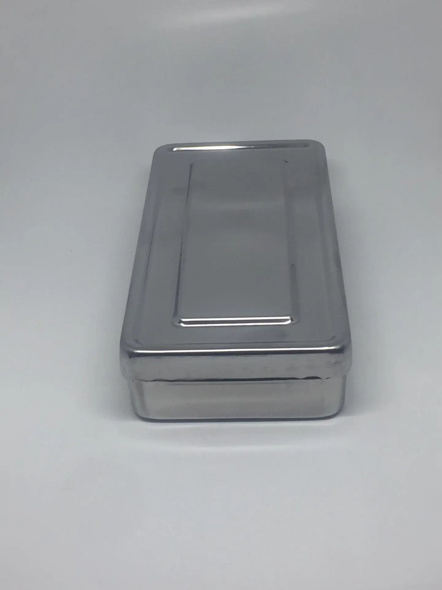 Caja acero inoxidable economica de 20x10x4cm 2