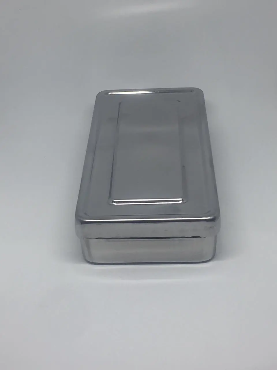 Caja acero inoxidable economica de 20x10x4cm 2
