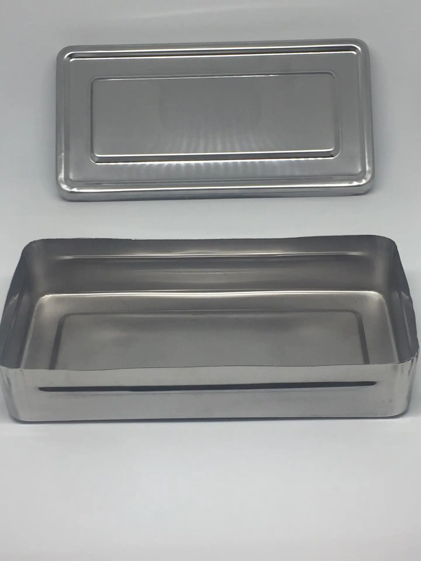 Caja acero inoxidable economica de 20x10x4cm 3
