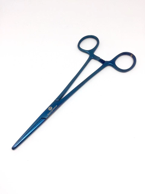 PINZA HEMOSTATICA CRILE EDICION COLORS BLUE DE 16CM