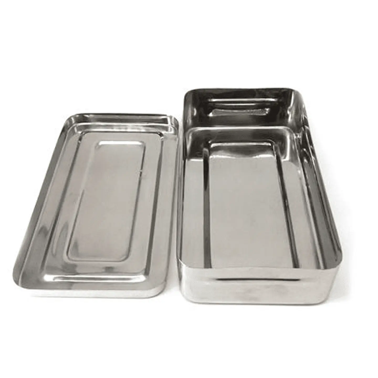 Caja acero inoxidable economica de 20x10x4cm 1