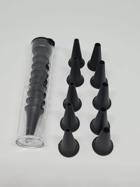 Set de 10 espéculos óticos pediátricos