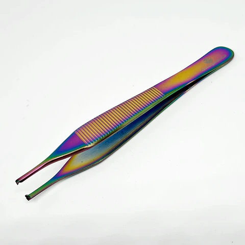 PINZA ADSON QUIRURGICA DE 13CM COLOR TORNASOL