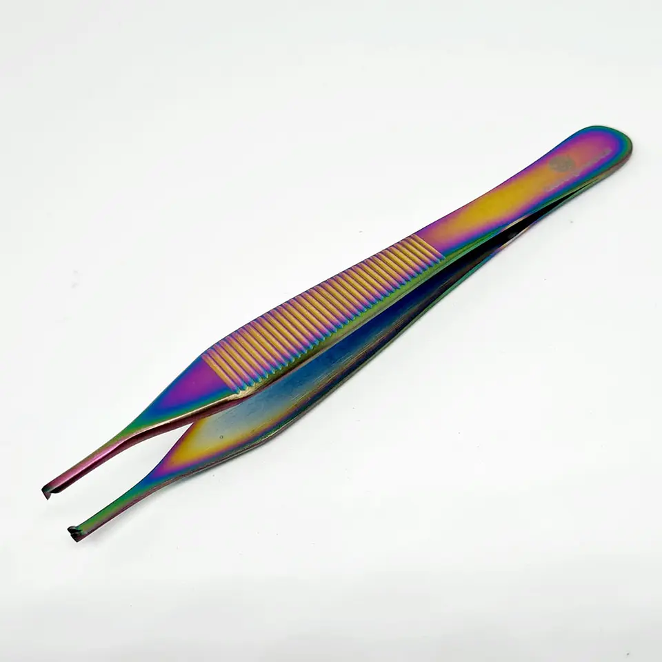PINZA ADSON QUIRURGICA DE 13CM COLOR TORNASOL 1