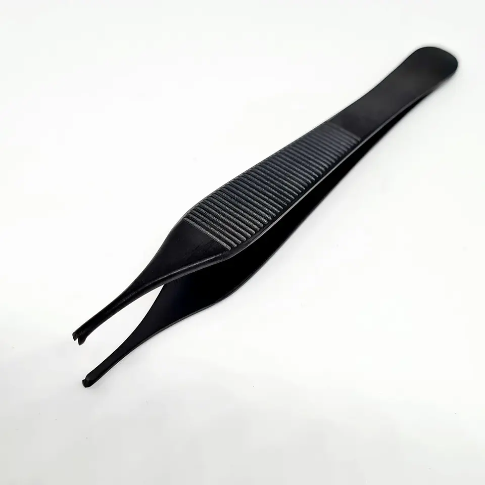 PINZA ADSON QUIRÚRGICA DE 13CM COLOR NEGRO 2