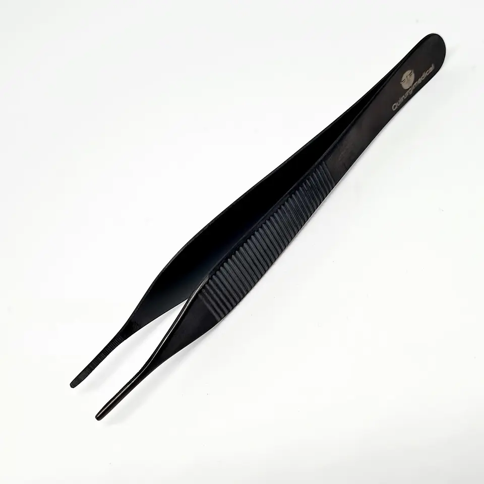 PINZA ADSON ANATOMICA DE 13CM COLOR NEGRO 1
