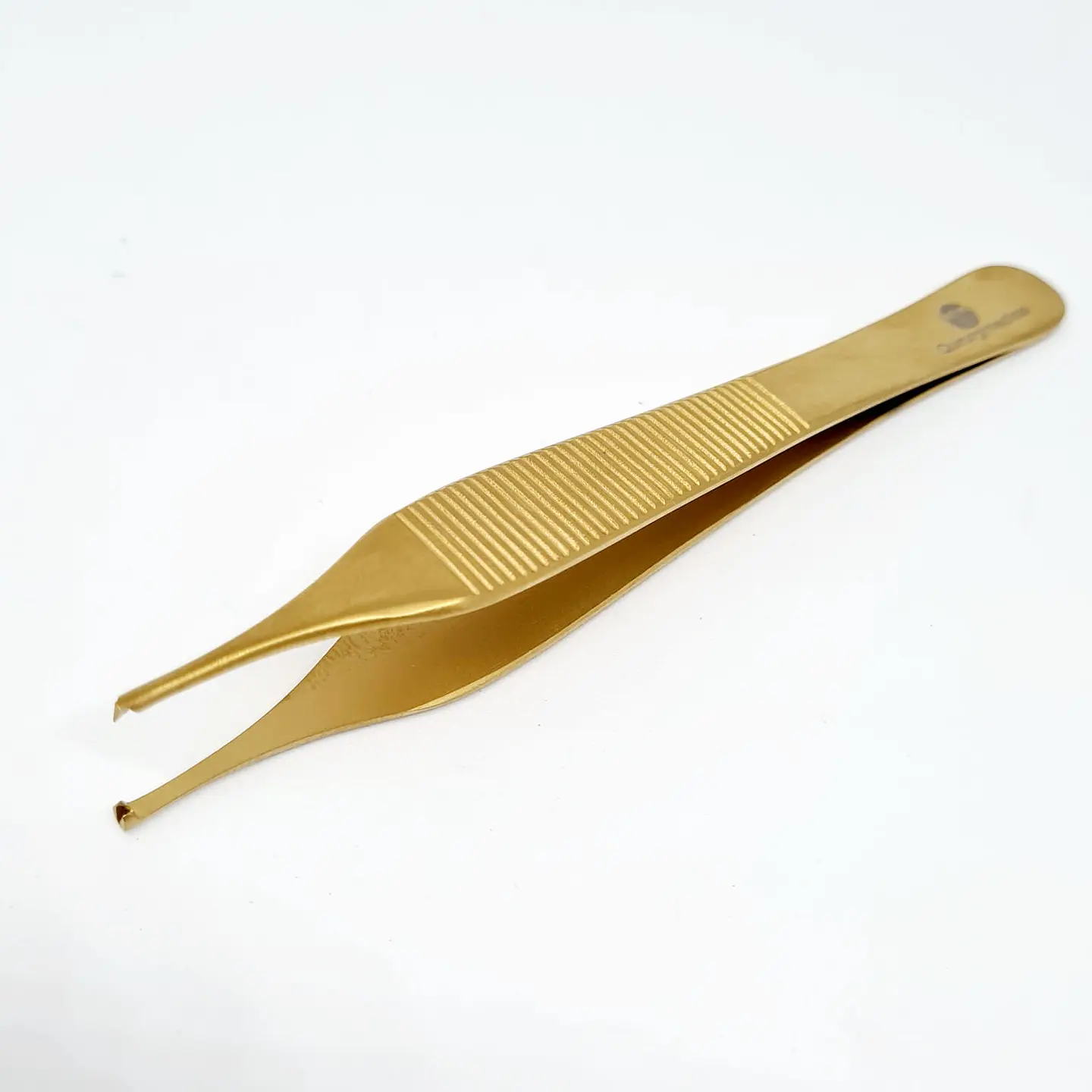 PINZA ADSON QUIRÚRGICA DE 13CM COLOR DORADO 1