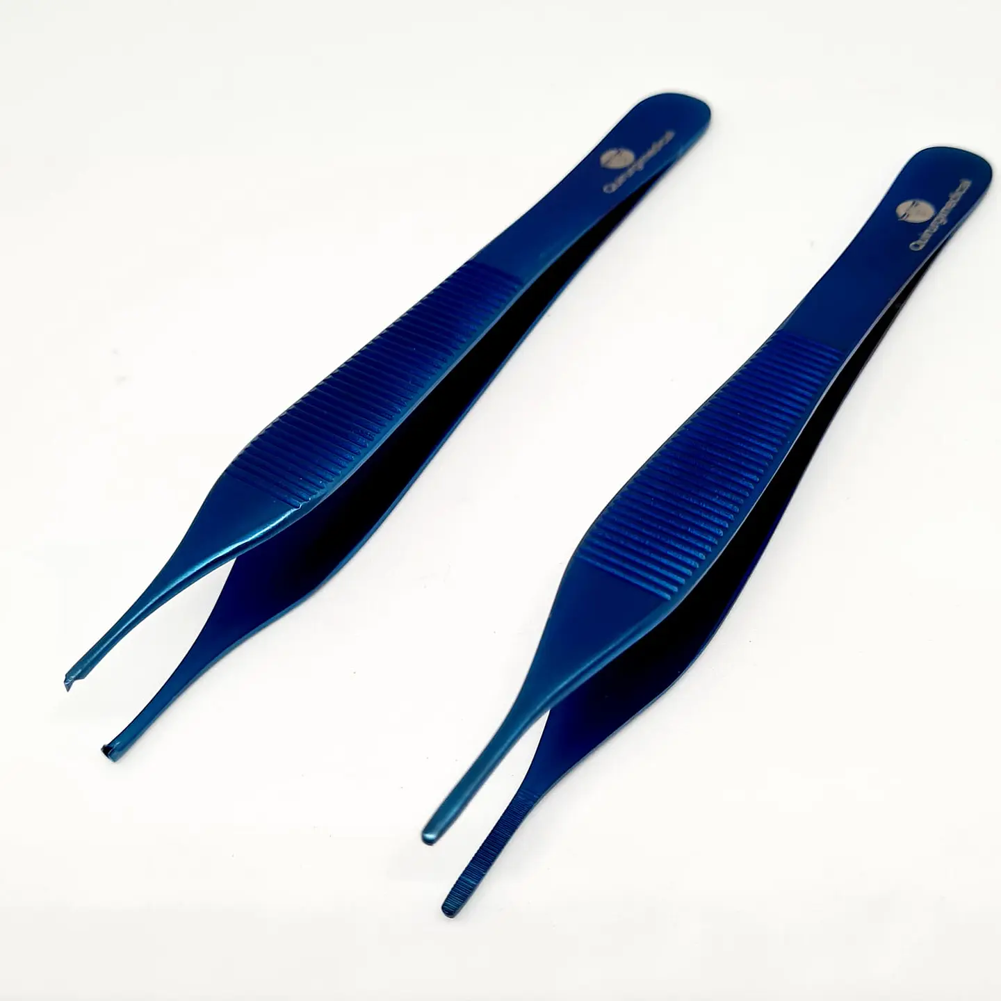 PINZA ADSON ANATOMICA DE 13CM COLOR AZUL 3