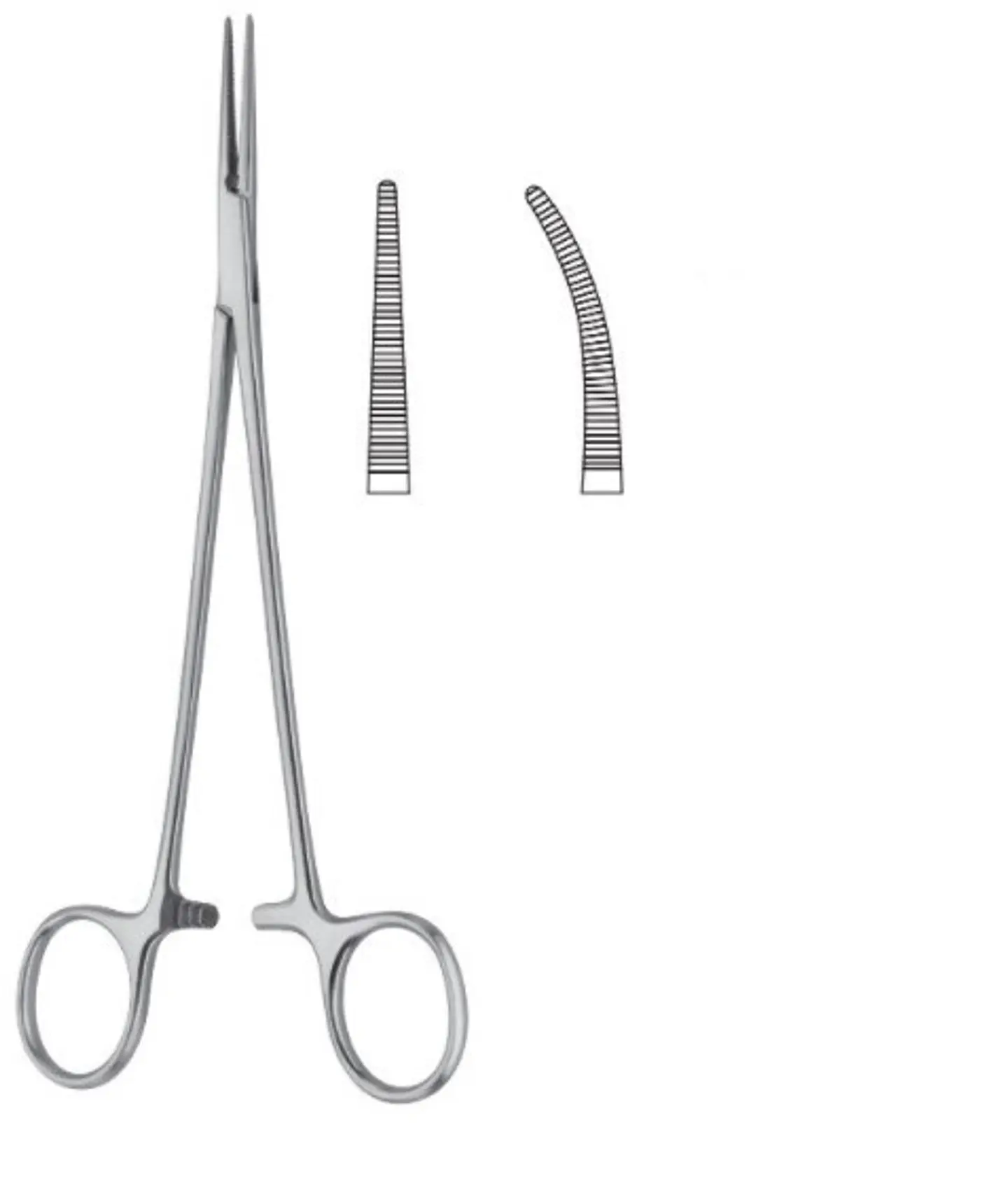 PINZA HEMOSTATICA KELLY DE 18CM 2