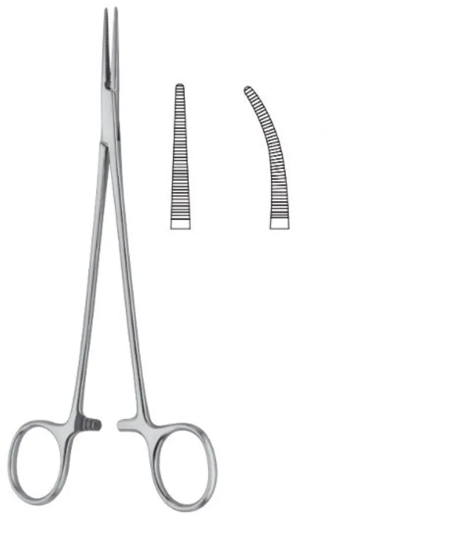 PINZA HEMOSTATICA KELLY DE 18CM 2