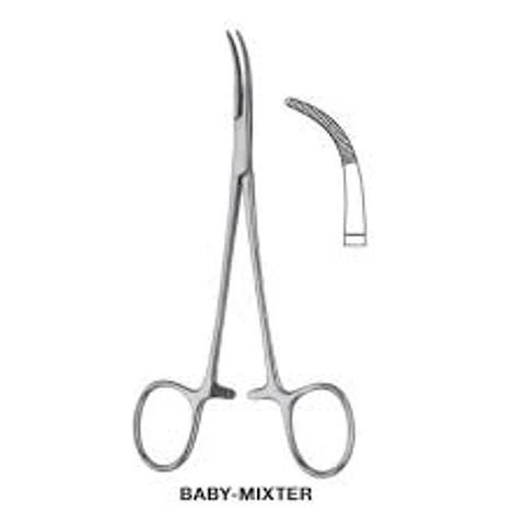 PINZA HEMOSTATICA MIXTER BABY DE 15CM ACERO ALEMAN