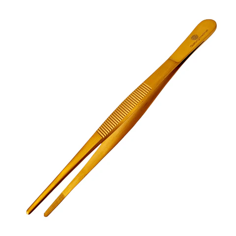 PINZA THUMB ANATOMICA DE 14CM COLORS GOLD