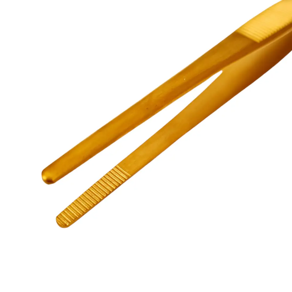 PINZA THUMB ANATOMICA DE 14CM COLORS GOLD 2