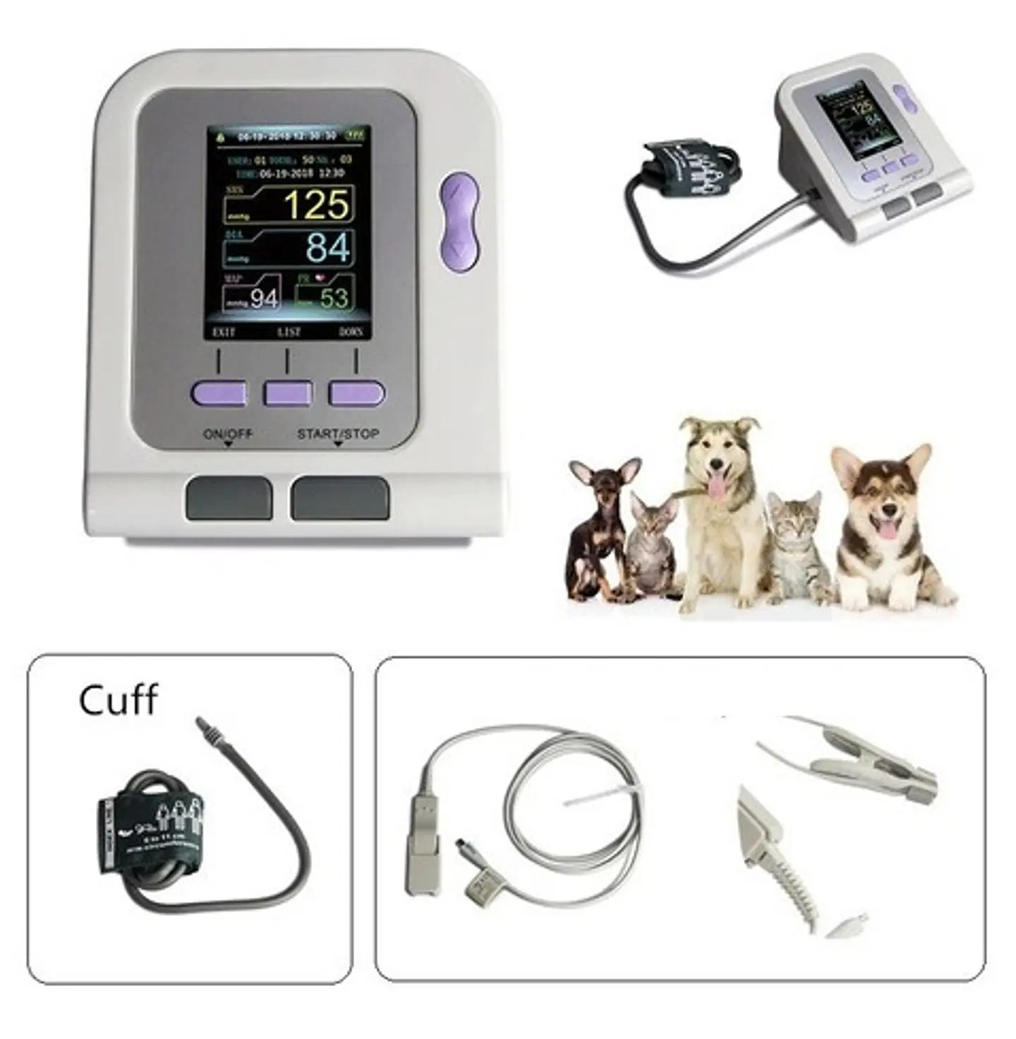 OXIMETRO VETERINARIO CONTEC C08A-VET 1