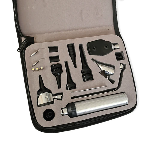 Otoscopio-Oftalmoscopio-set naso-laríngeo full veterinario-humano